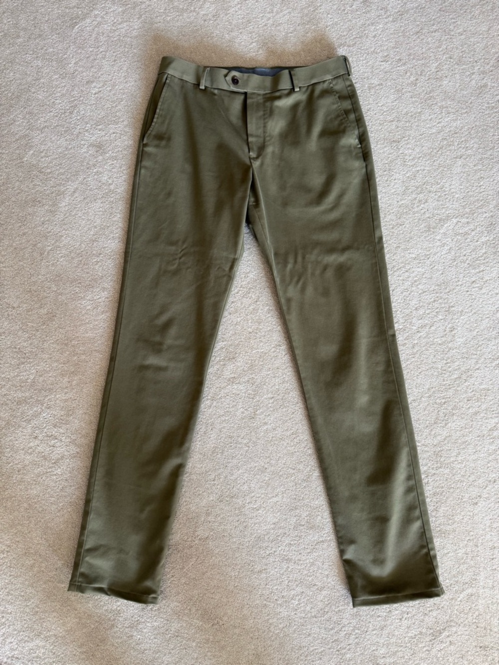 Charles Tyrwhitt Olive Non-Iron Chinos